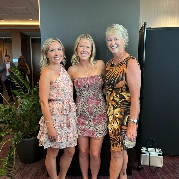 Princess Polly Elaina Strapless Mini Dress Leopard - Picture 2 of 3